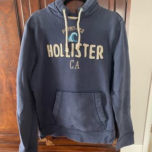 Men’s Hollister sz XL pullover hoodie. Blue